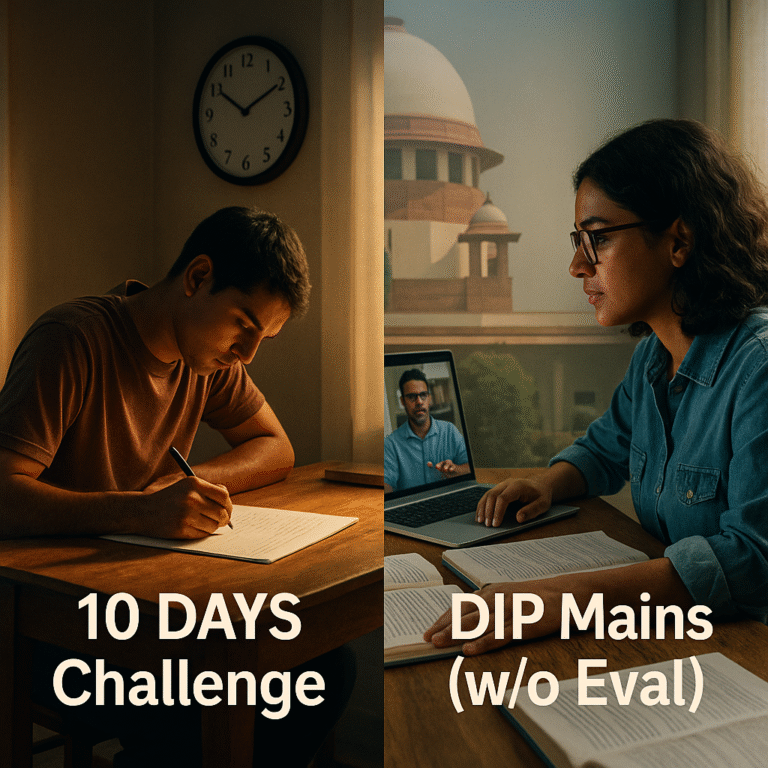 SCI JCA 2025: 10 Days Challenge + DIP Mains Program