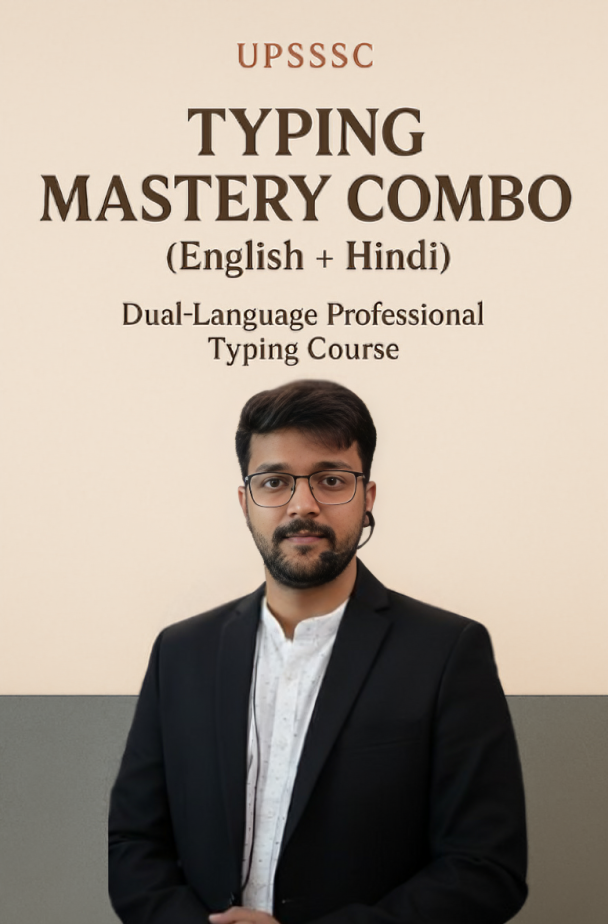 UPSSSC Typing Mastery Combo (English + Hindi)