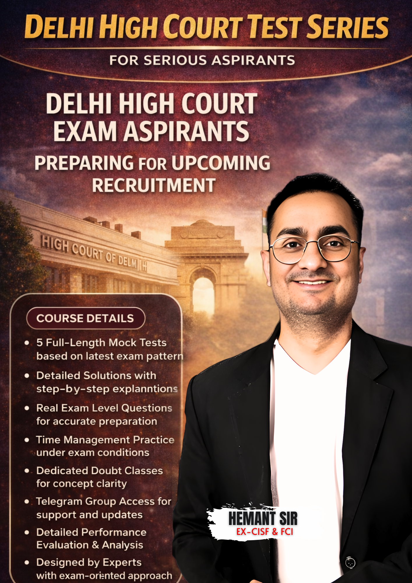 Delhi High Court Test Series (5 Tests)