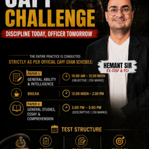 10 DAYS CHALLENGE | UPSC CAPF (AC) 2026 | LIVE
