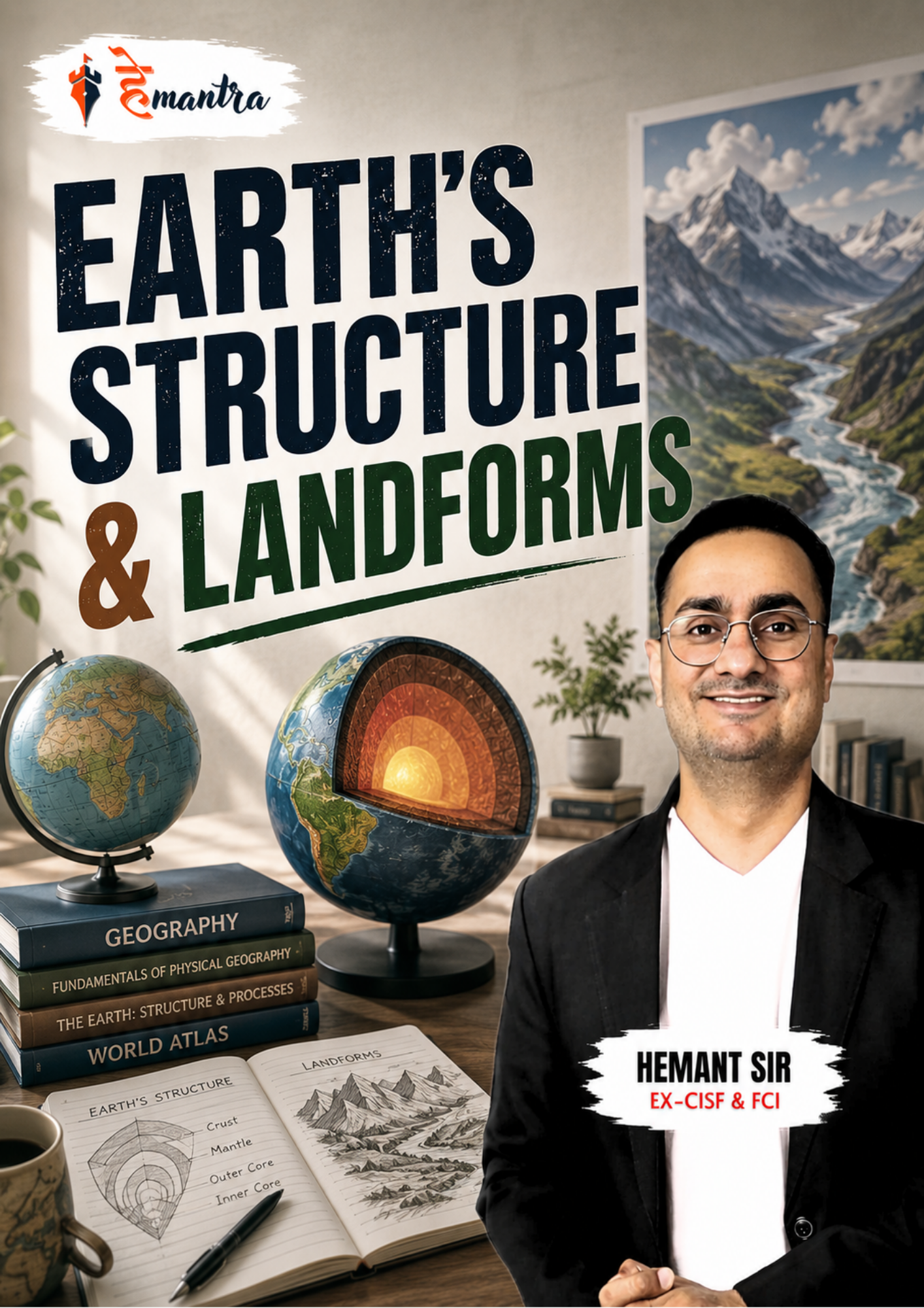 EARTH’S STRUCTURE & LANDFORMS | BY SHANKAR SIR