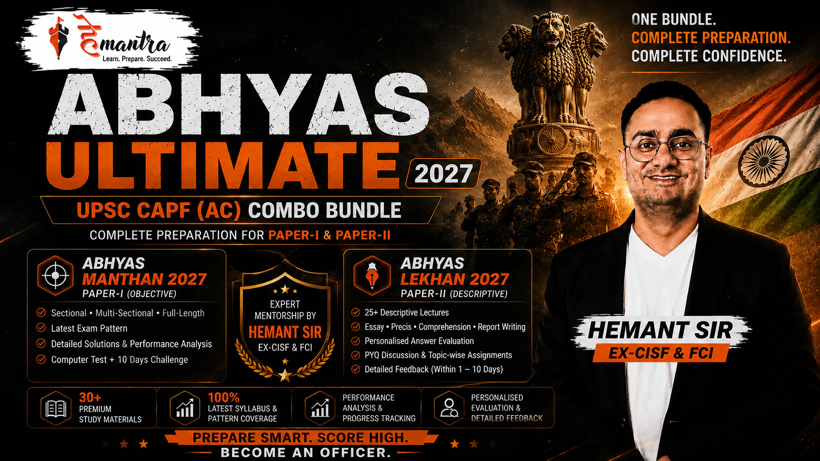 ABHYAS ULTIMATE – UPSC CAPF (AC) Combo Bundle 2027