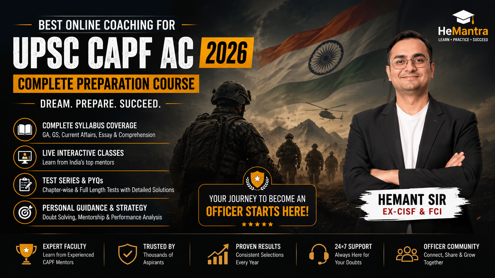 10 DAYS CHALLENGE | UPSC CAPF (AC) 2026 | LIVE (WITHOUT EVALUATION)