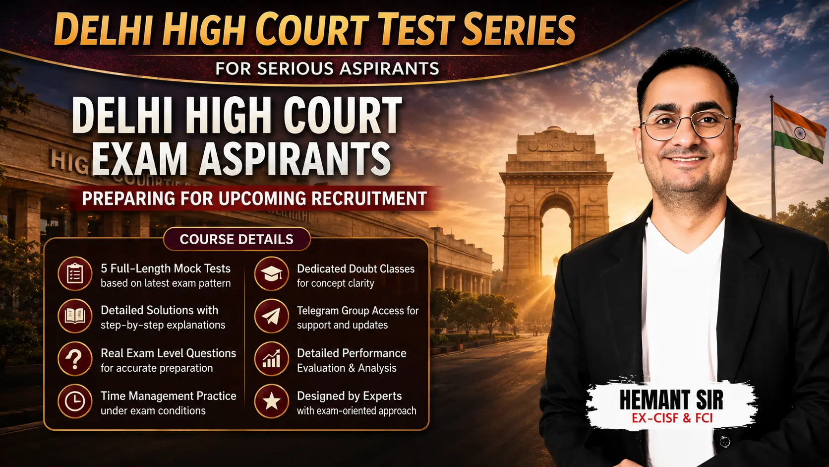 Delhi High Court Test Series (5 Tests)