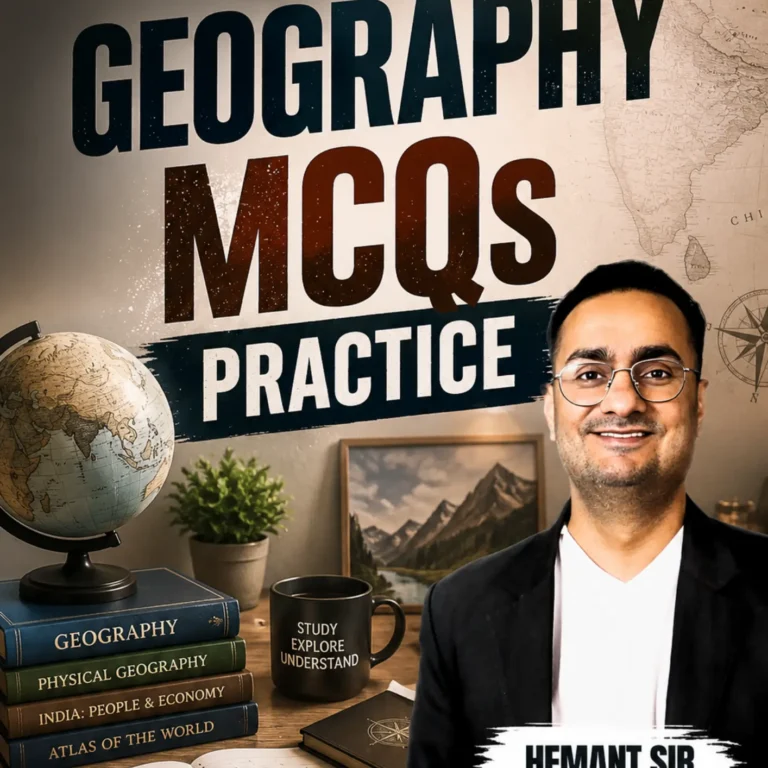 GEOGRAPHY MCQs PRACTICE | BY SHANKAR SIR