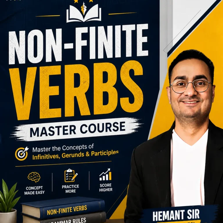 NON – FINITE VERB | English Grammar Mastery