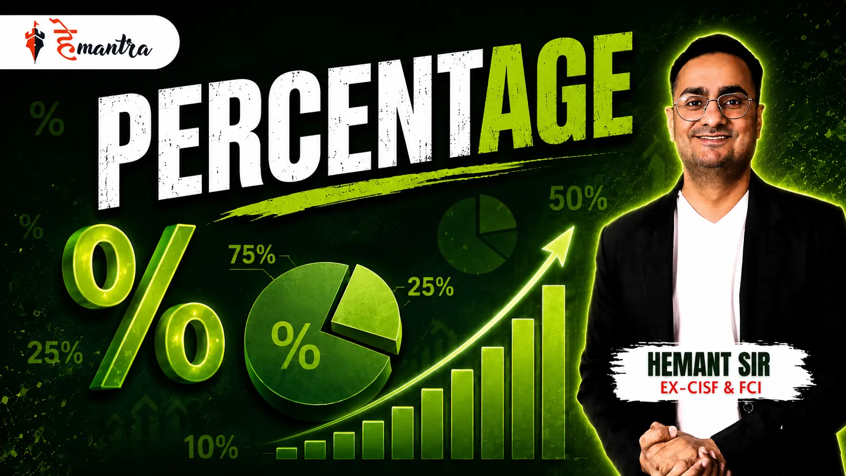 PERCENTAGE | BY RAJ SIR