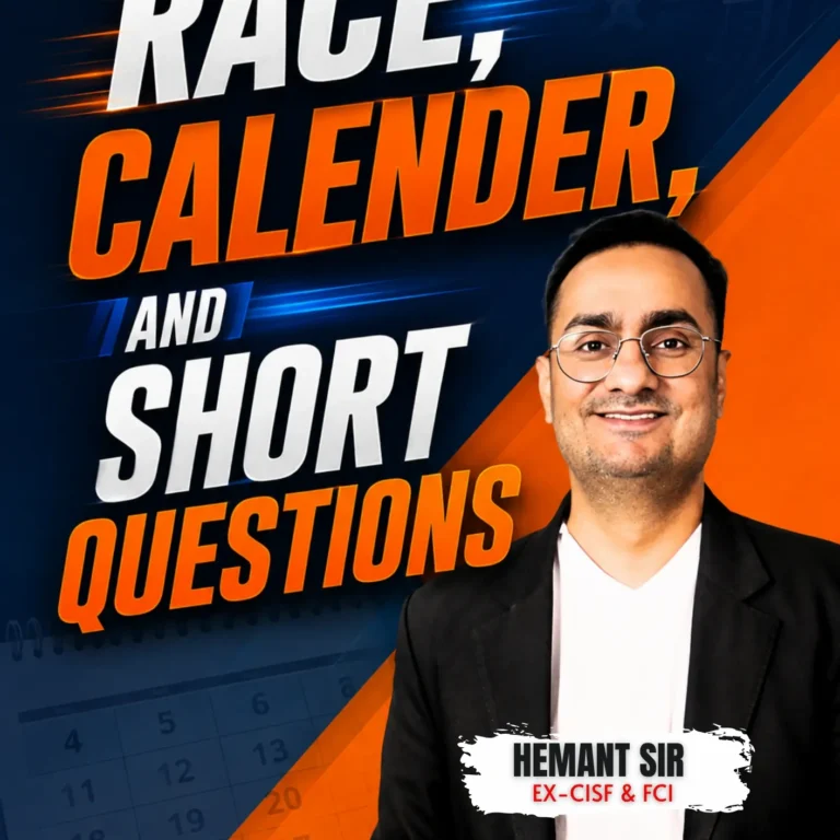 RACE,CALENDER,AND SHORT QUESTIONS | BY RAWAT SIR