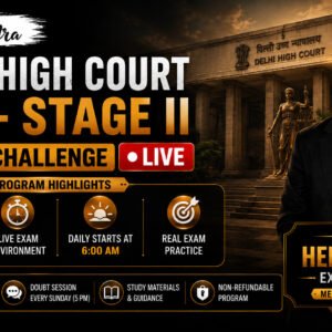 Delhi High Court JJA 10 Days Challenge with live mock tests and exam preparation by HeMantra