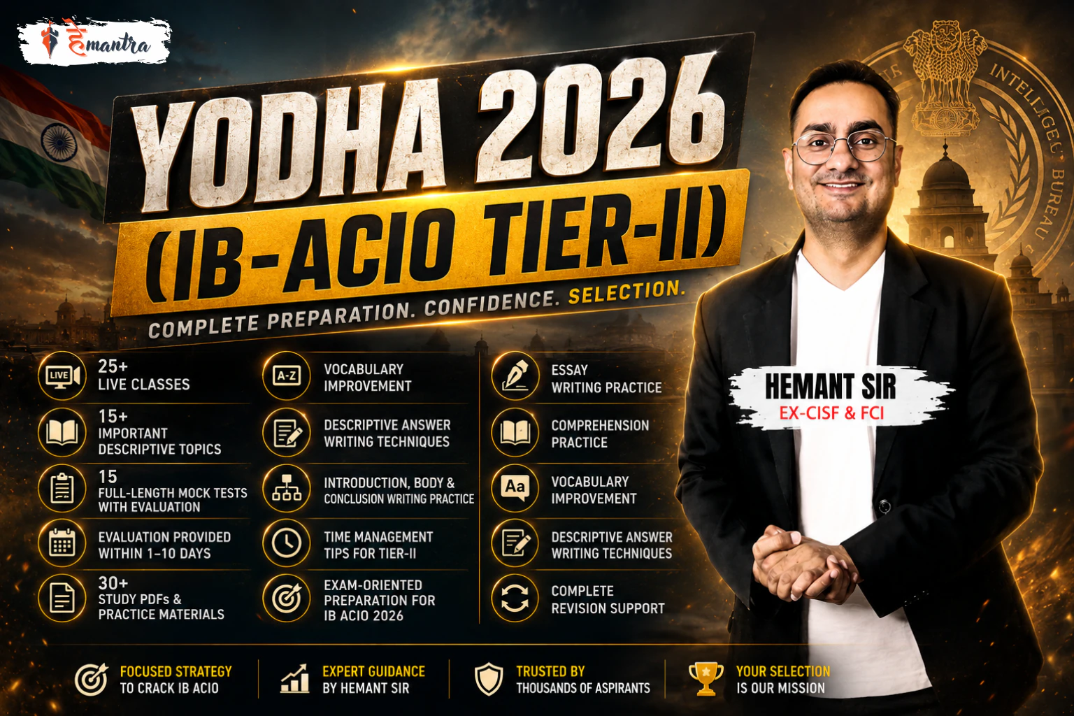 YODHA 2026 (IB-ACIO Tier-II)