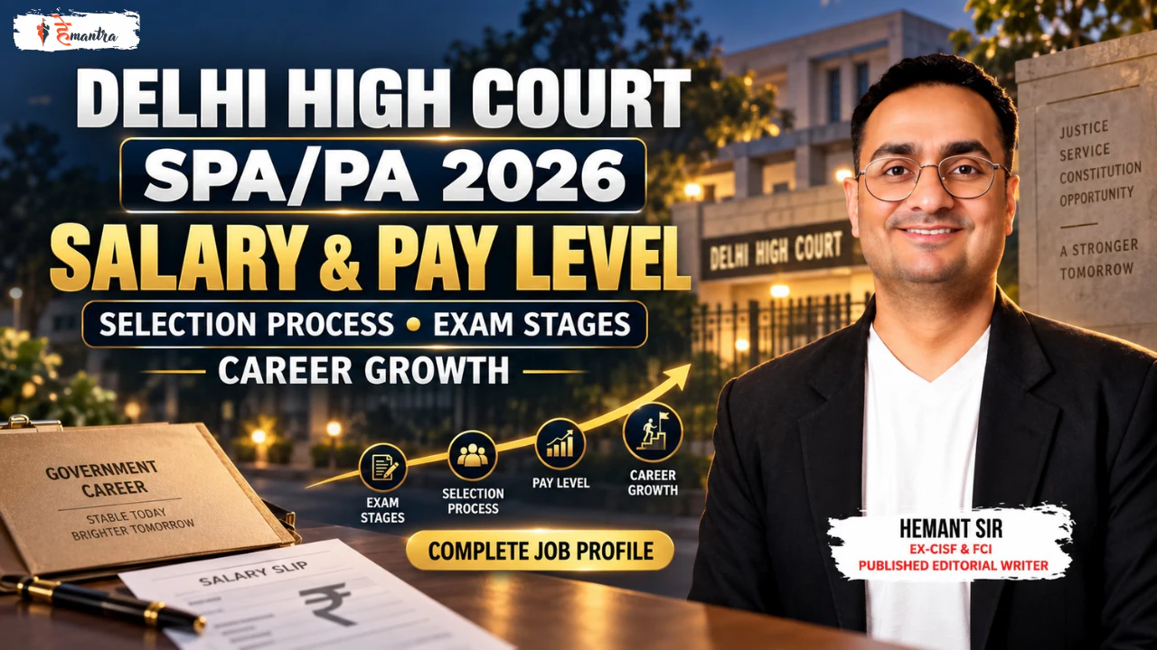 Delhi High Court SPA PA 2026 salary pay level selection process and career growth