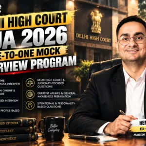 Delhi High Court JJA 2026 One-to-One Mock Interview Program