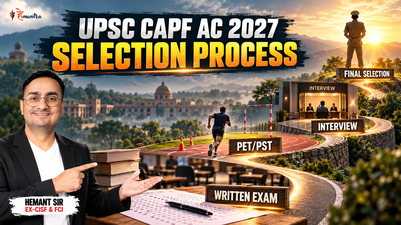 UPSC CAPF AC Selection Process 2027